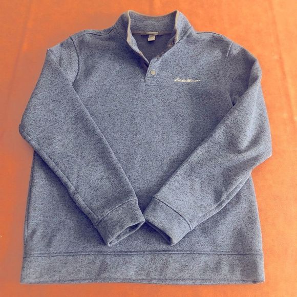 Eddie Bauer Men's/Women's Snap Fleece Pullover🔥 - Picture 5 of 14